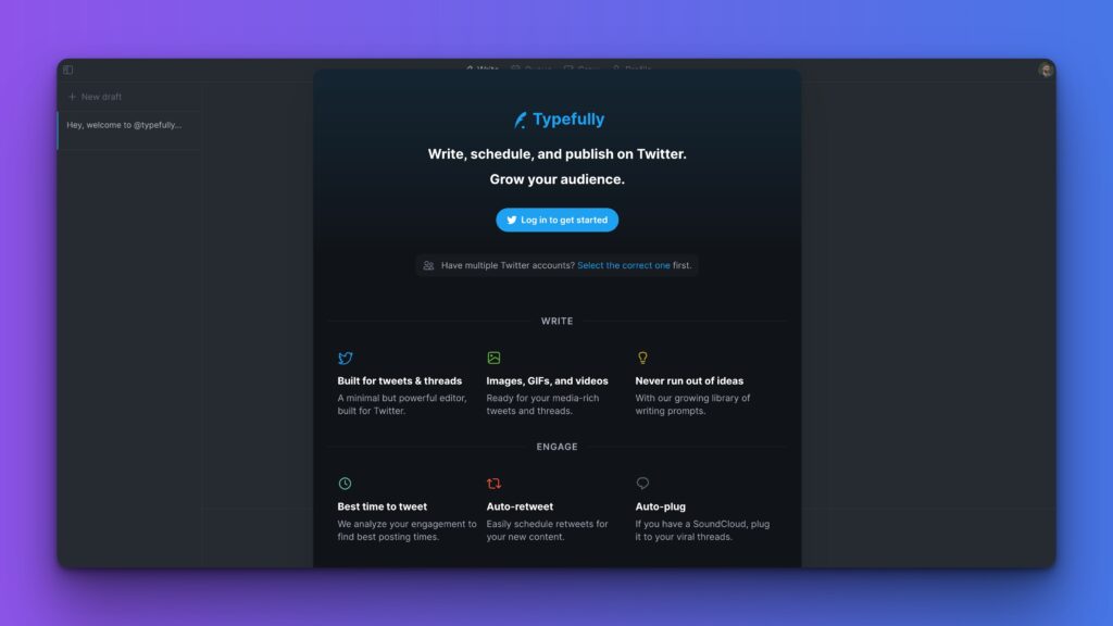 Typefully website